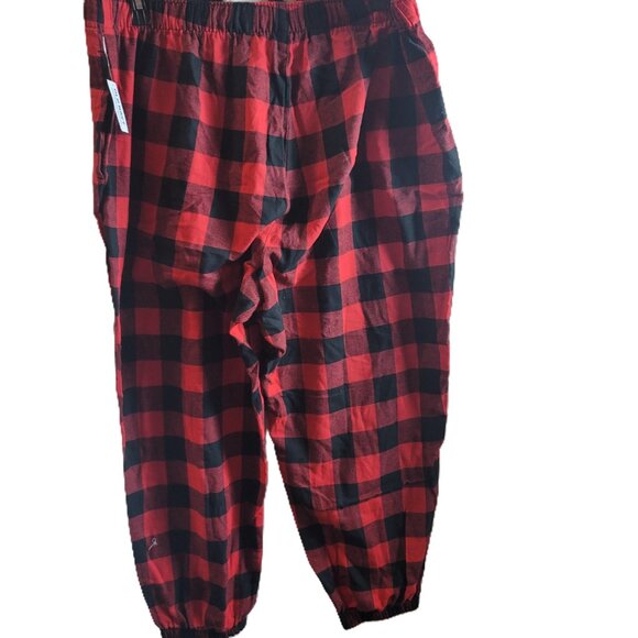 Old Navy Woman Red Plaid Pajama Pants Size 2X (NWT) - Picture 5 of 7